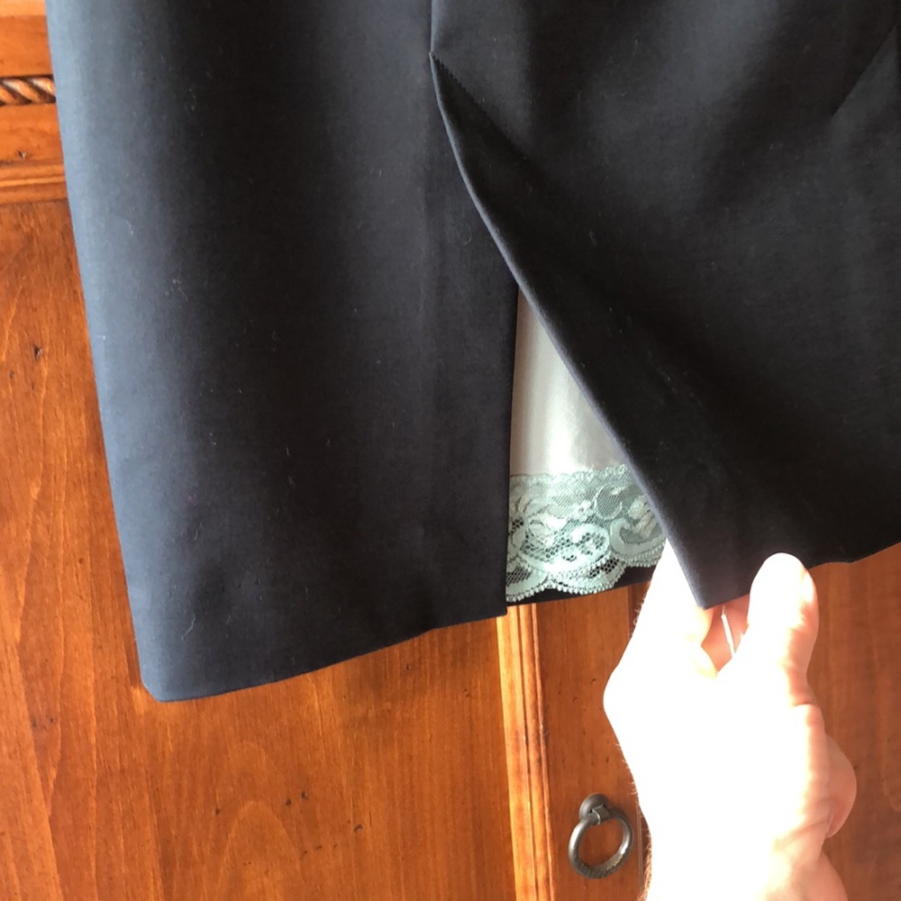 EUC Anthropologie elevenses black pencil skirt - Picture 4 of 5